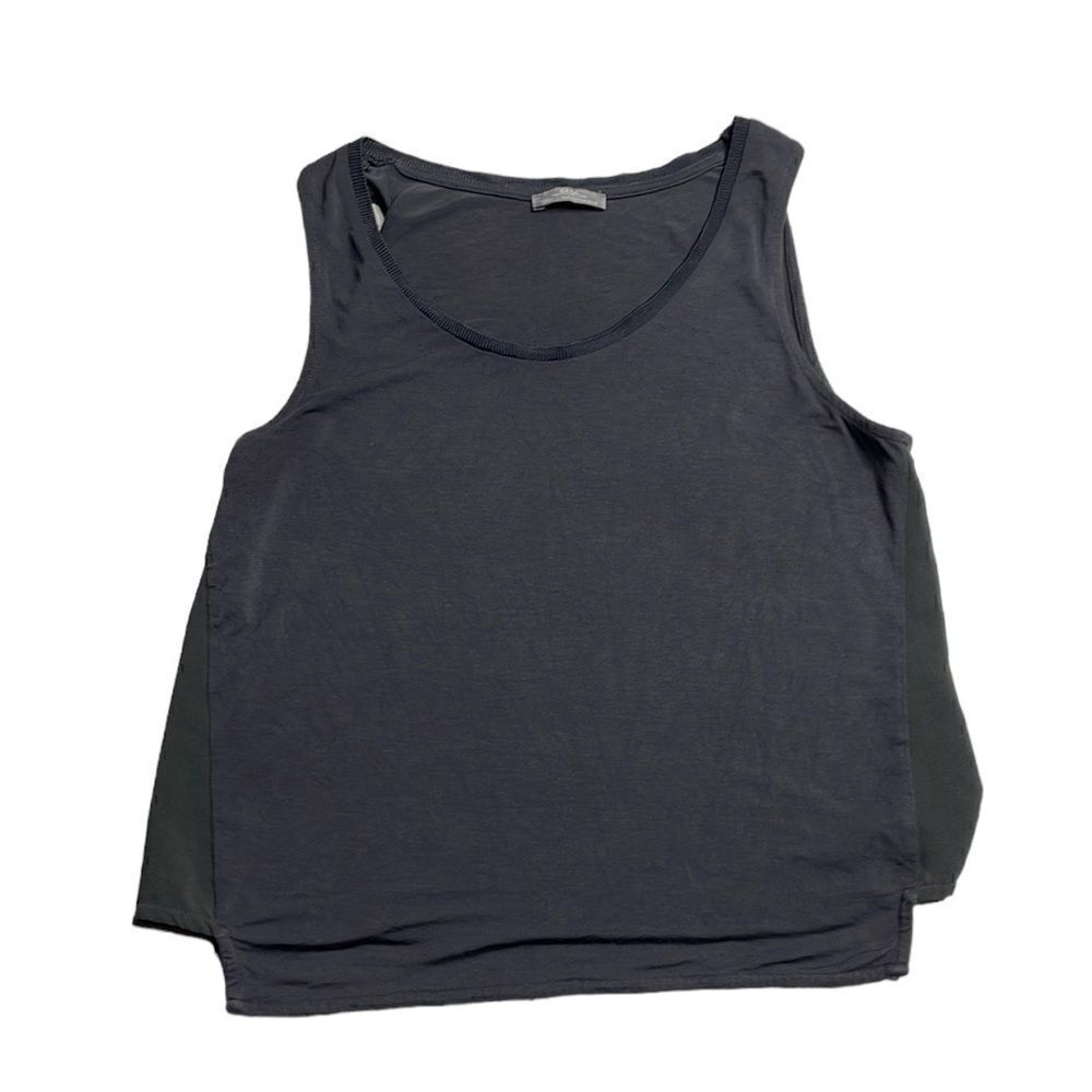Zara charcoal Gray Scoop Neck Tank Medium
